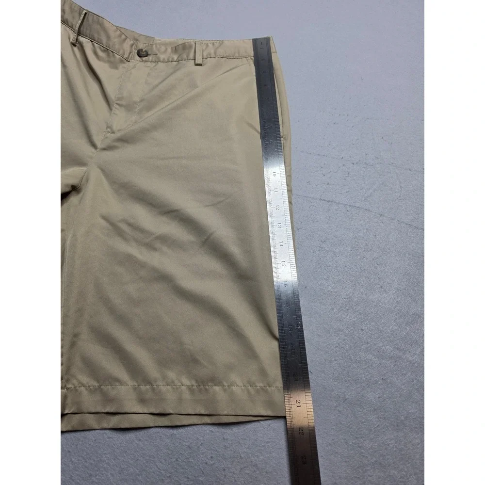 Adidas‎ Climalite Golf Shorts Men's 32 Brown Flat Front Performance Resort Wear